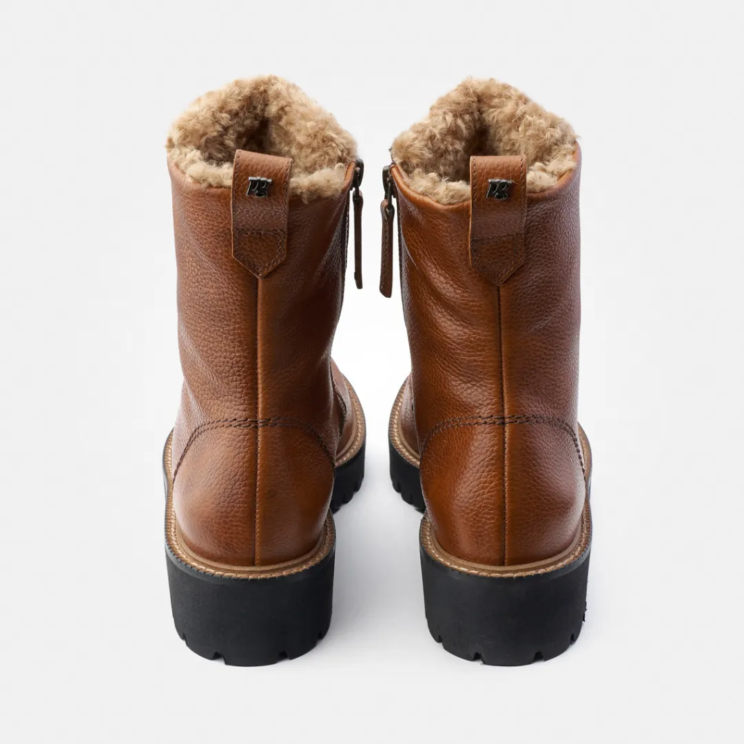 Paul Green Lace-up bootie with warm lining